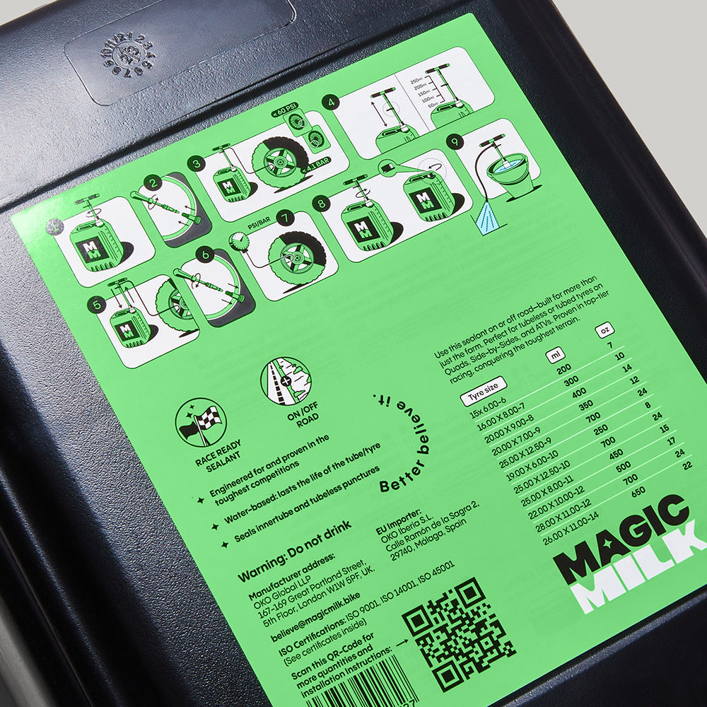 Quad & ATV Tyre Sealant — Tube & Tubeless | Magic Milk
