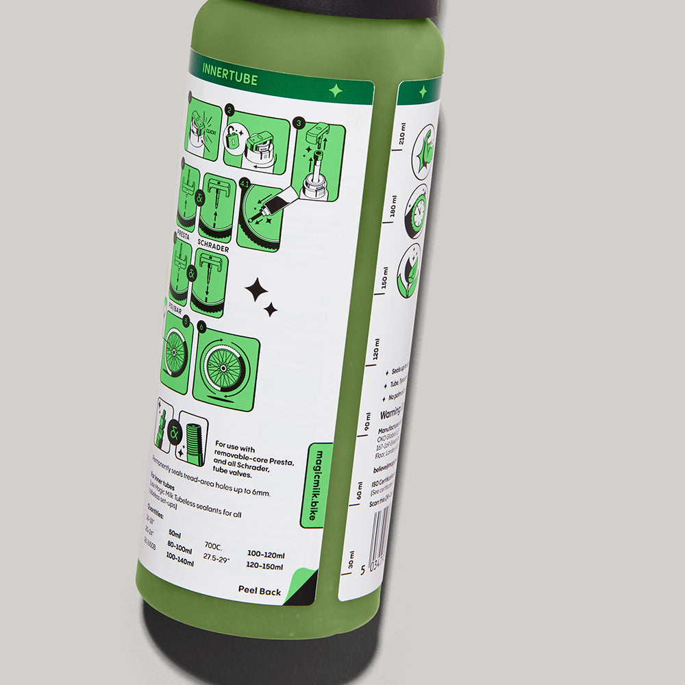 Biodegradable Innertube Sealant — BioBike | Magic Milk