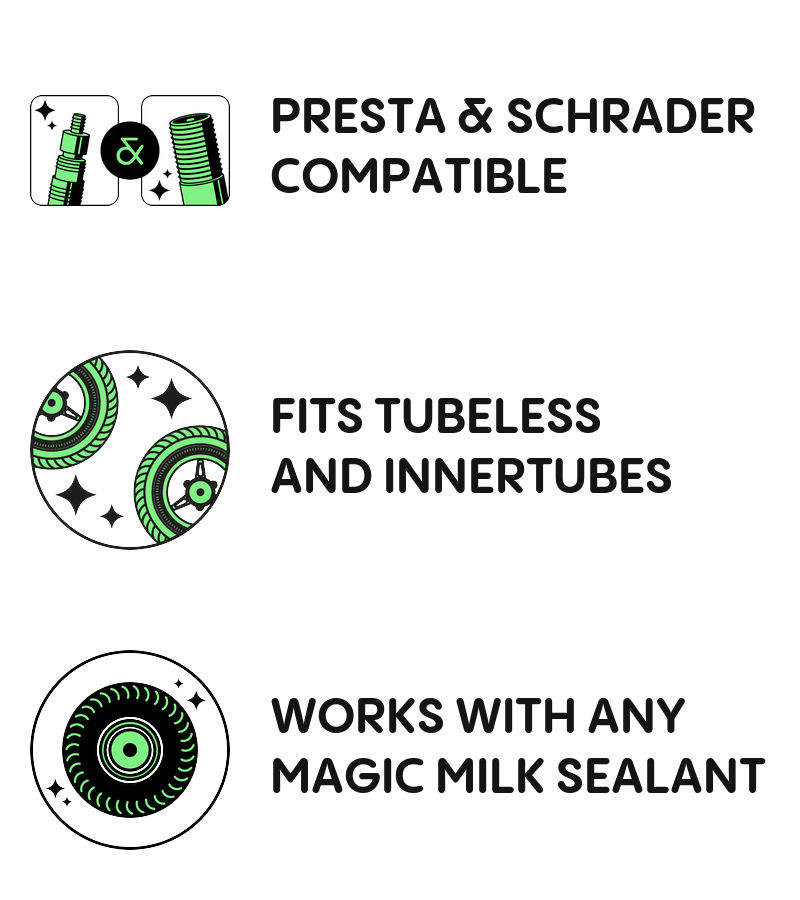 Magic Milk 150ml Tyre Sealant Injector